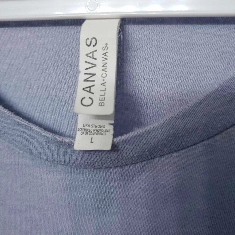 3/$15 Bella Canvas Purple Better Days Ahead Graphic Print T-Shirt |Size: L - Picture 5 of 6